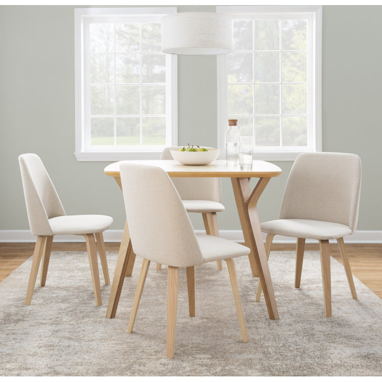 LumiSource FoliaToriano MidCentury Modern Square Dining Set In